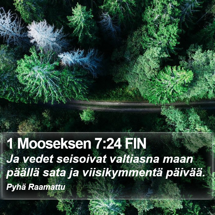 1 Mooseksen 7:24 FIN Bible Study