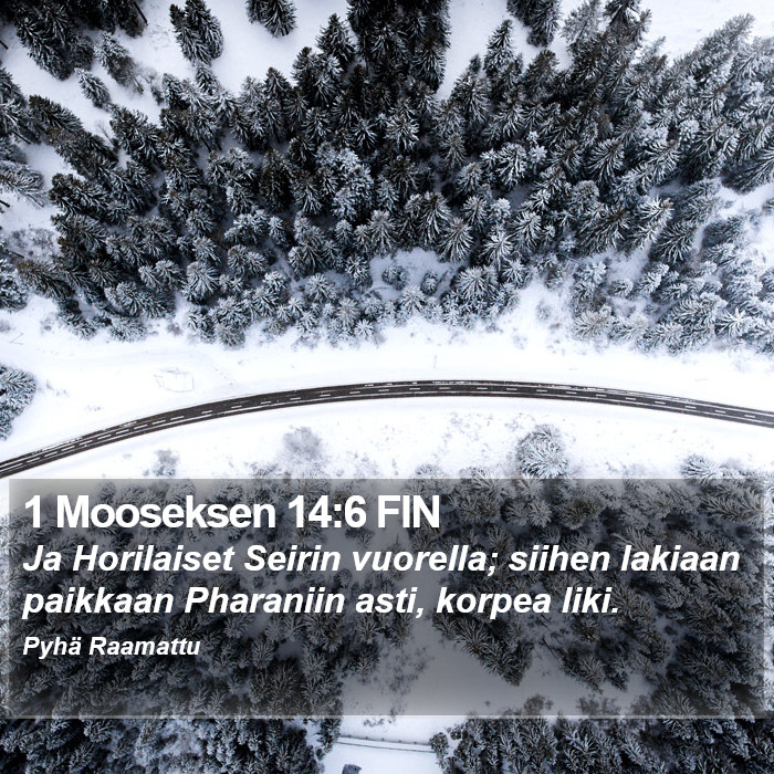 1 Mooseksen 14:6 FIN Bible Study