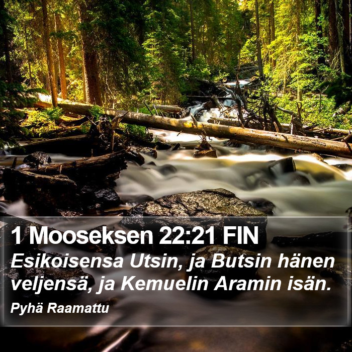 1 Mooseksen 22:21 FIN Bible Study