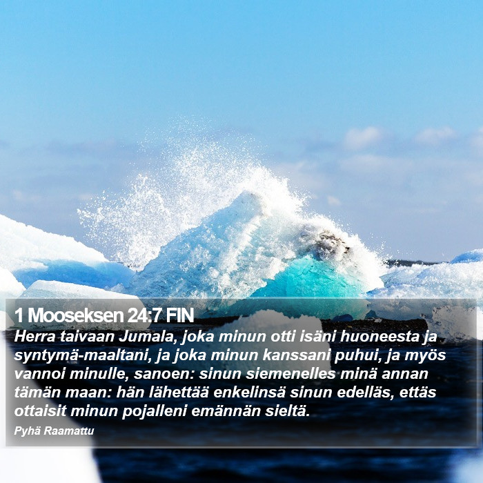 1 Mooseksen 24:7 FIN Bible Study