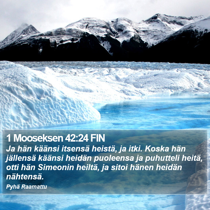 1 Mooseksen 42:24 FIN Bible Study