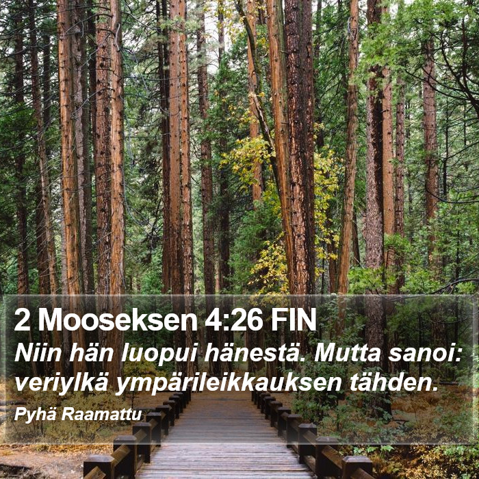 2 Mooseksen 4:26 FIN Bible Study
