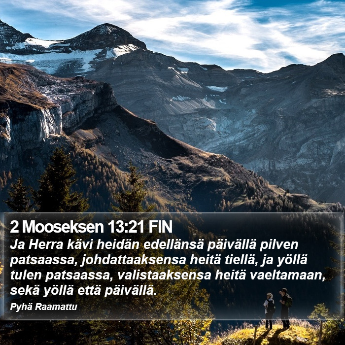 2 Mooseksen 13:21 FIN Bible Study