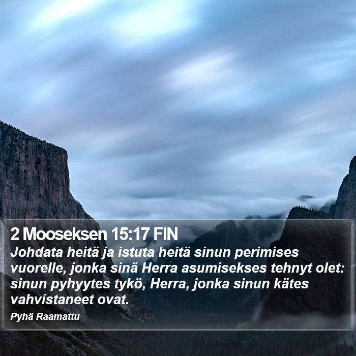 2 Mooseksen 15:17 FIN Bible Study