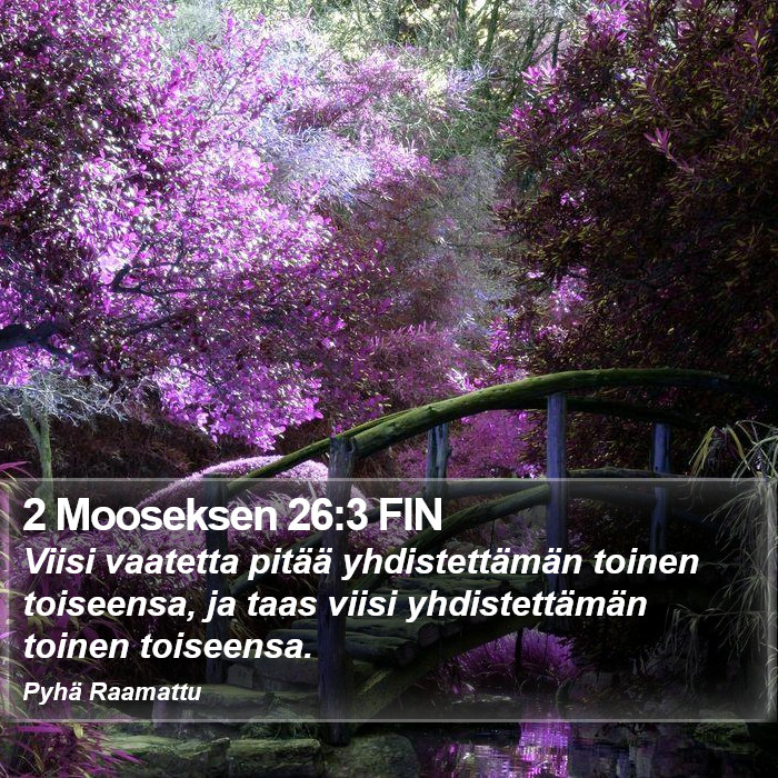 2 Mooseksen 26:3 FIN Bible Study