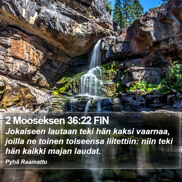 2 Mooseksen 36:22 FIN Bible Study