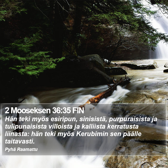 2 Mooseksen 36:35 FIN Bible Study