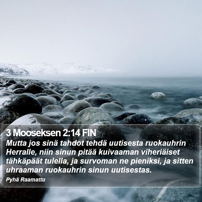 3 Mooseksen 2:14 FIN Bible Study