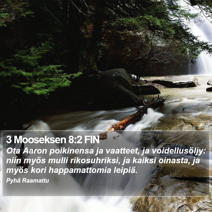 3 Mooseksen 8:2 FIN Bible Study