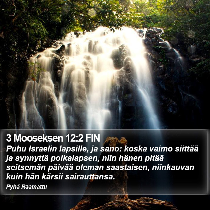 3 Mooseksen 12:2 FIN Bible Study