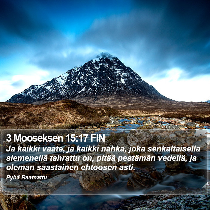 3 Mooseksen 15:17 FIN Bible Study