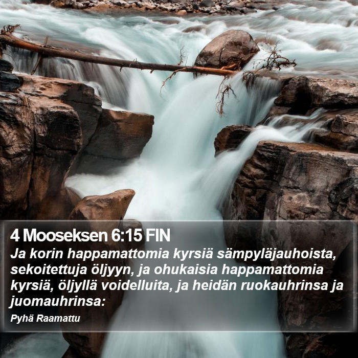 4 Mooseksen 6:15 FIN Bible Study