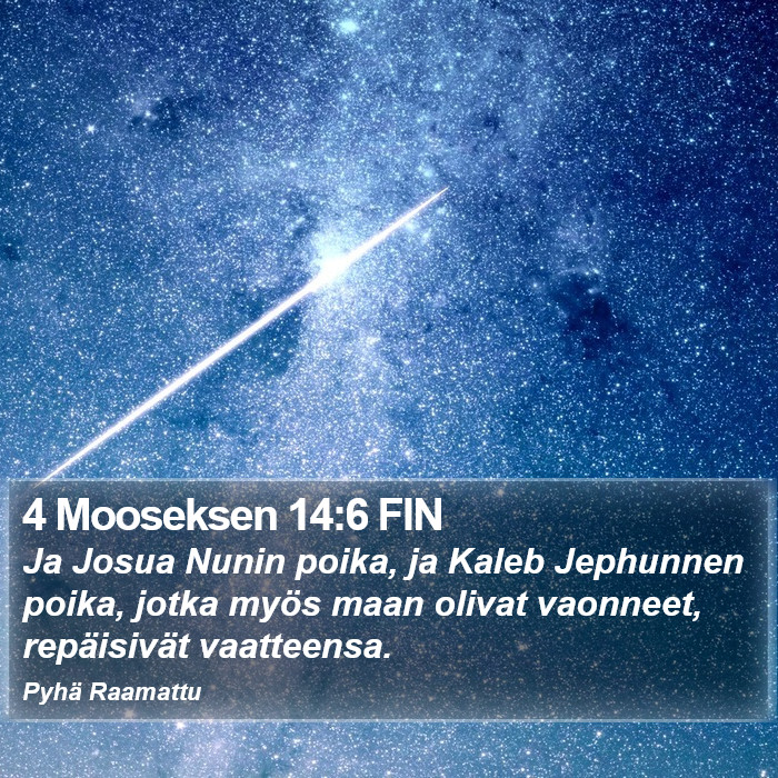 4 Mooseksen 14:6 FIN Bible Study