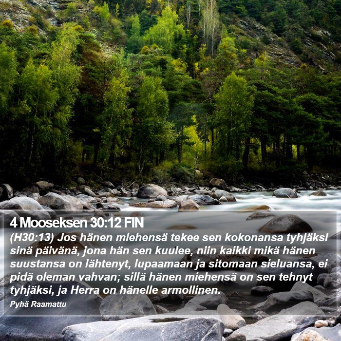 4 Mooseksen 30:12 FIN Bible Study