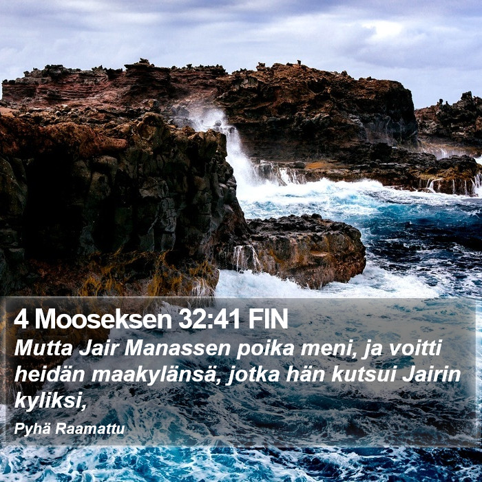 4 Mooseksen 32:41 FIN Bible Study