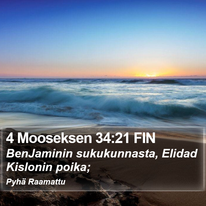 4 Mooseksen 34:21 FIN Bible Study