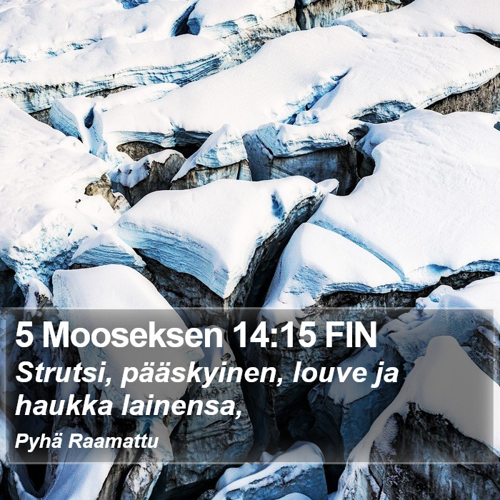 5 Mooseksen 14:15 FIN Bible Study
