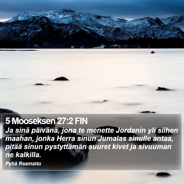5 Mooseksen 27:2 FIN Bible Study