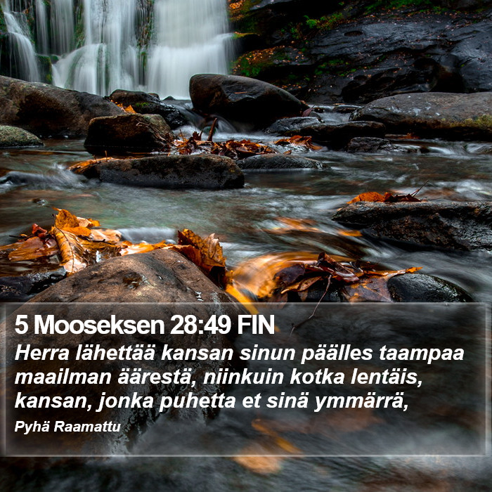 5 Mooseksen 28:49 FIN Bible Study