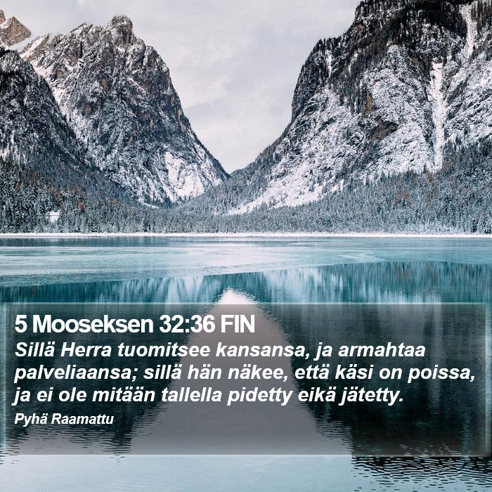 5 Mooseksen 32:36 FIN Bible Study