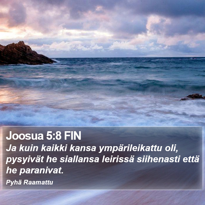 Joosua 5:8 FIN Bible Study