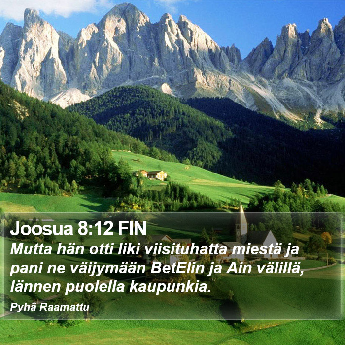 Joosua 8:12 FIN Bible Study