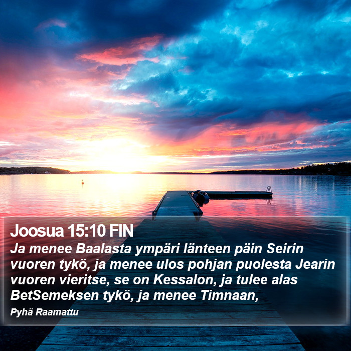 Joosua 15:10 FIN Bible Study