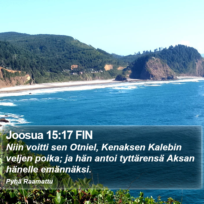 Joosua 15:17 FIN Bible Study