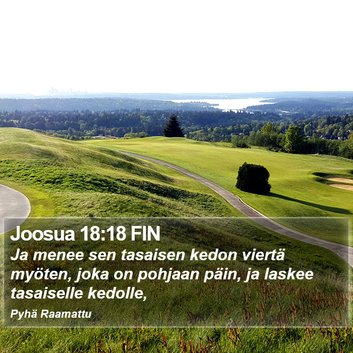 Joosua 18:18 FIN Bible Study