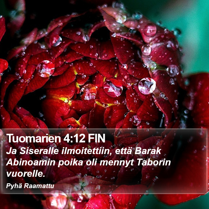 Tuomarien 4:12 FIN Bible Study