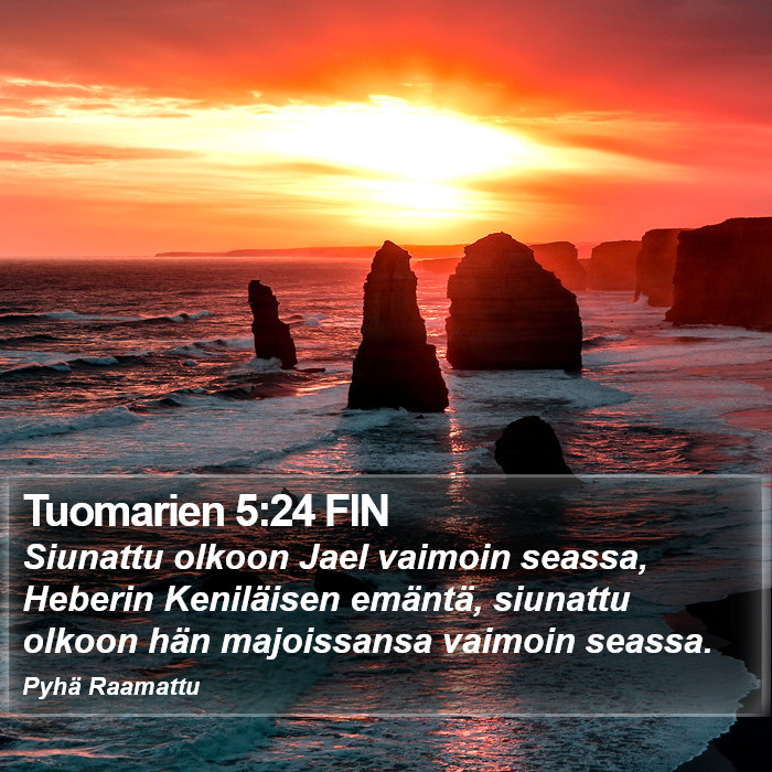 Tuomarien 5:24 FIN Bible Study