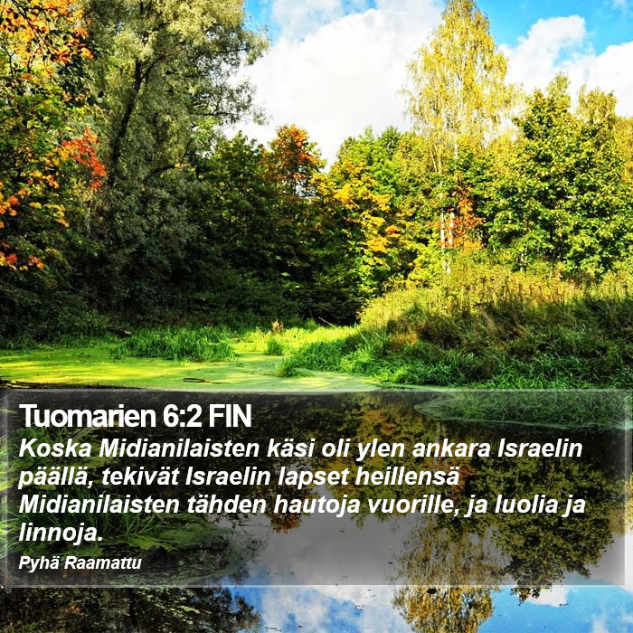 Tuomarien 6:2 FIN Bible Study