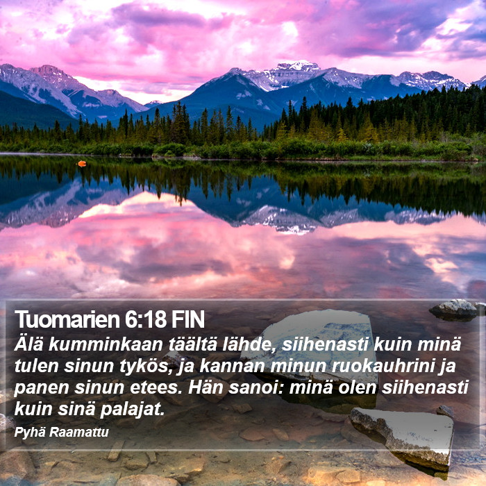 Tuomarien 6:18 FIN Bible Study