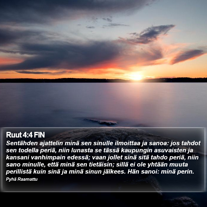 Ruut 4:4 FIN Bible Study