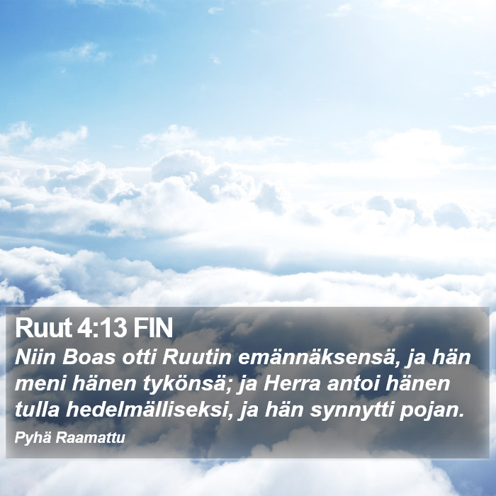 Ruut 4:13 FIN Bible Study