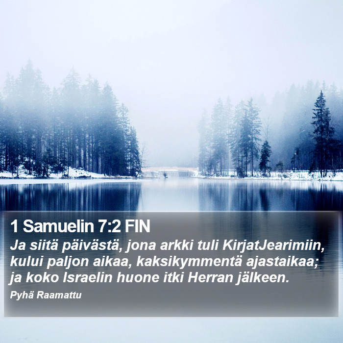 1 Samuelin 7:2 FIN Bible Study