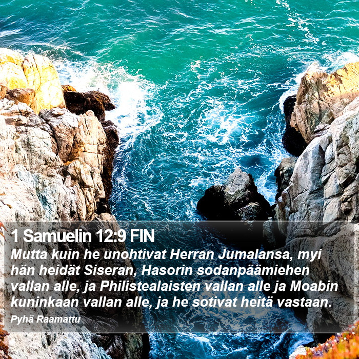 1 Samuelin 12:9 FIN Bible Study