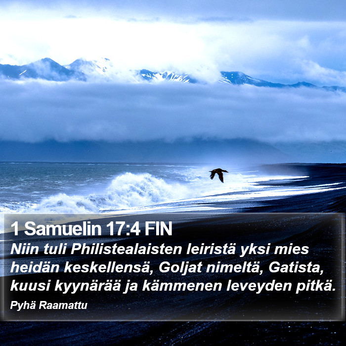 1 Samuelin 17:4 FIN Bible Study