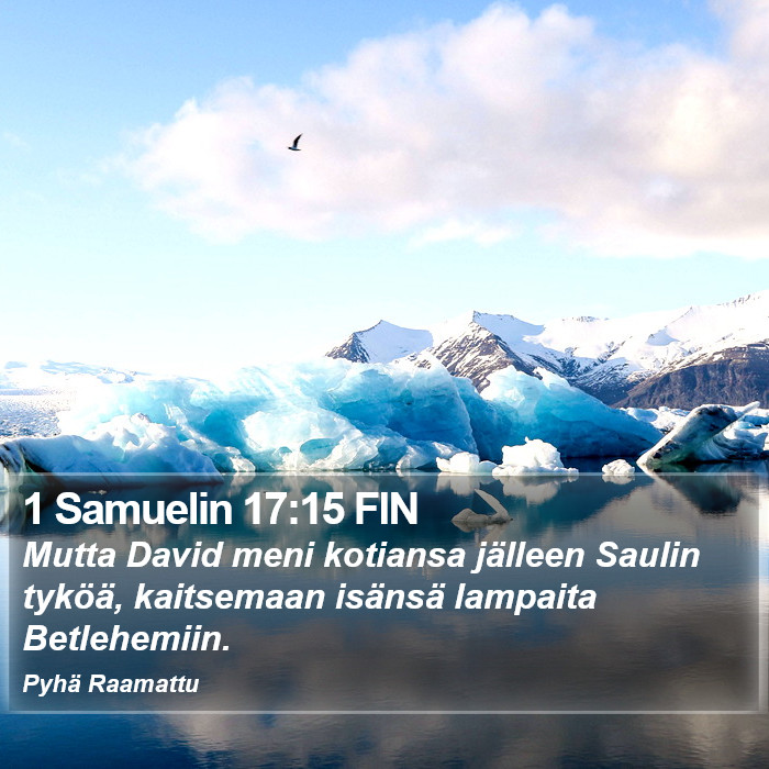 1 Samuelin 17:15 FIN Bible Study