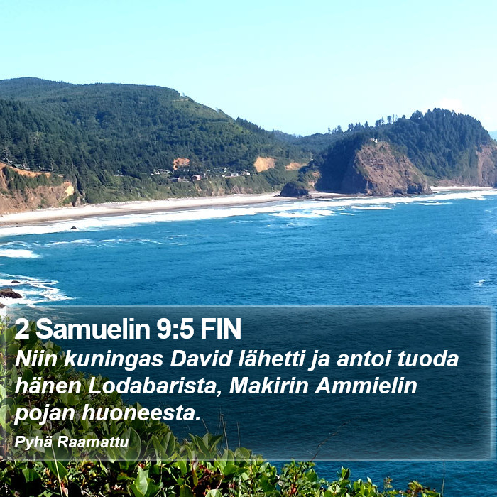 2 Samuelin 9:5 FIN Bible Study