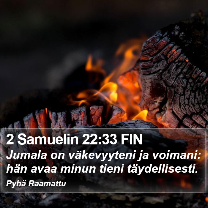 2 Samuelin 22:33 FIN Bible Study