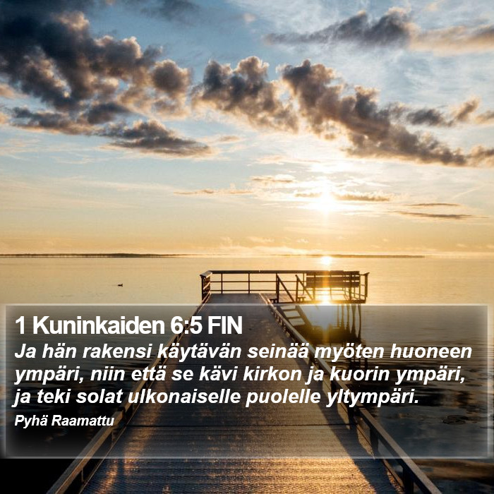 1 Kuninkaiden 6:5 FIN Bible Study