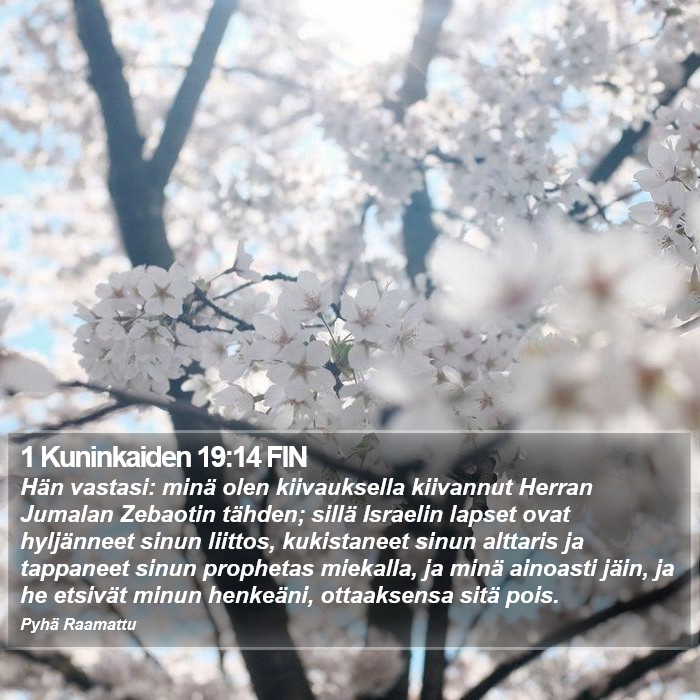 1 Kuninkaiden 19:14 FIN Bible Study