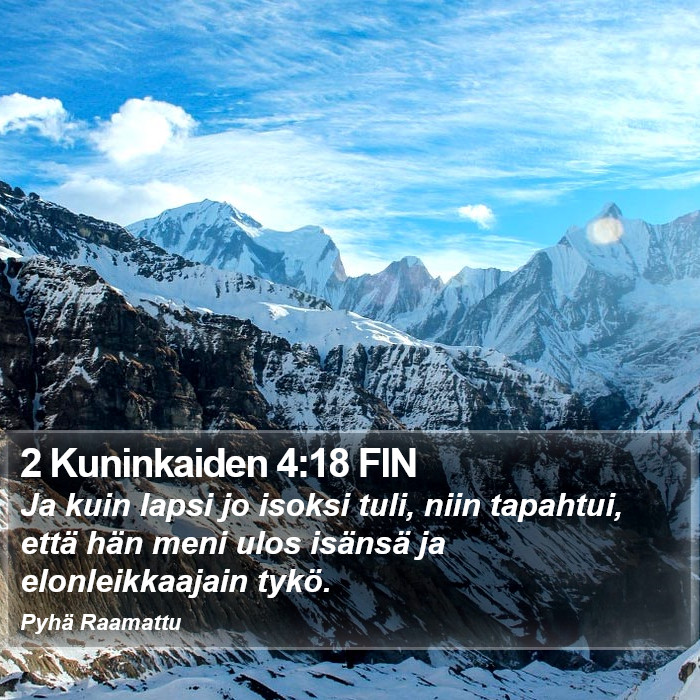 2 Kuninkaiden 4:18 FIN Bible Study