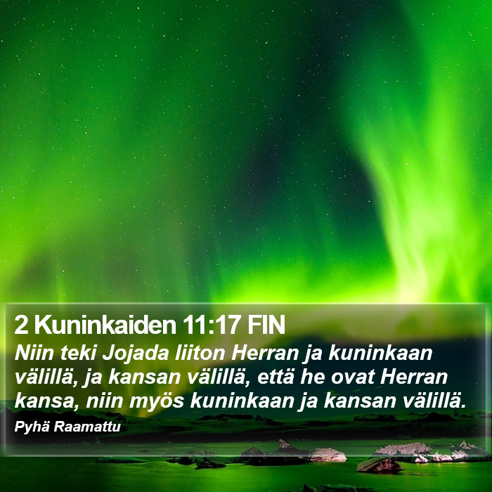2 Kuninkaiden 11:17 FIN Bible Study