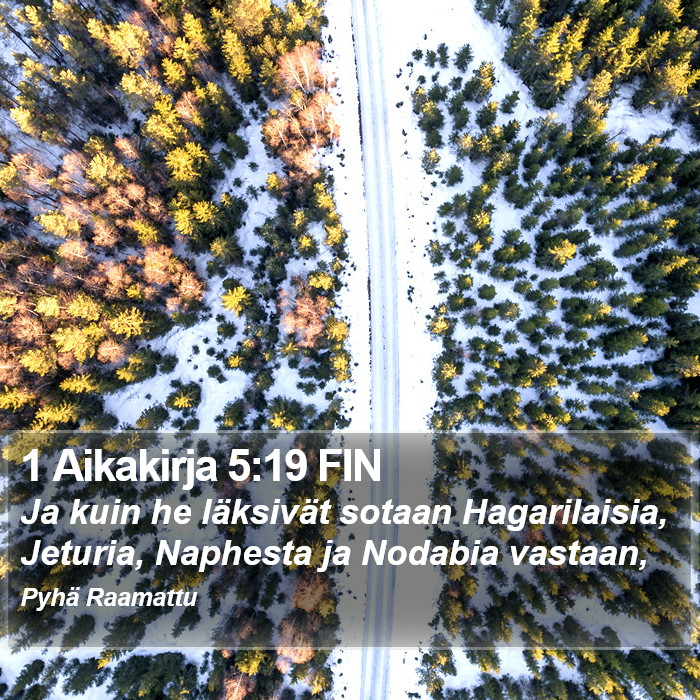 1 Aikakirja 5:19 FIN Bible Study
