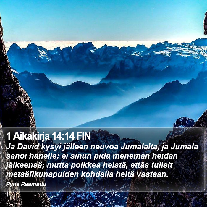 1 Aikakirja 14:14 FIN Bible Study