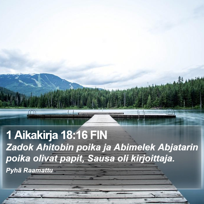 1 Aikakirja 18:16 FIN Bible Study