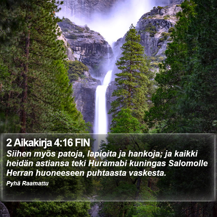 2 Aikakirja 4:16 FIN Bible Study