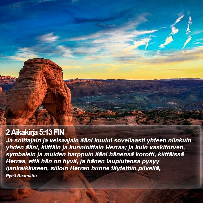 2 Aikakirja 5:13 FIN Bible Study
